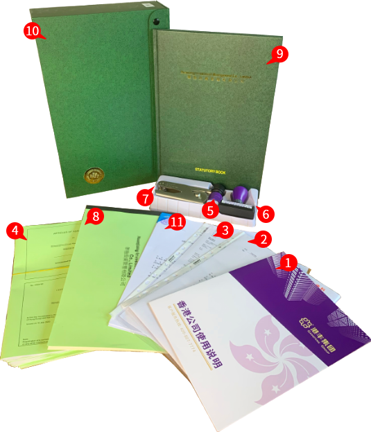 香港公司注冊成功后獲得的資料 香港公司注冊成功后獲得的資料